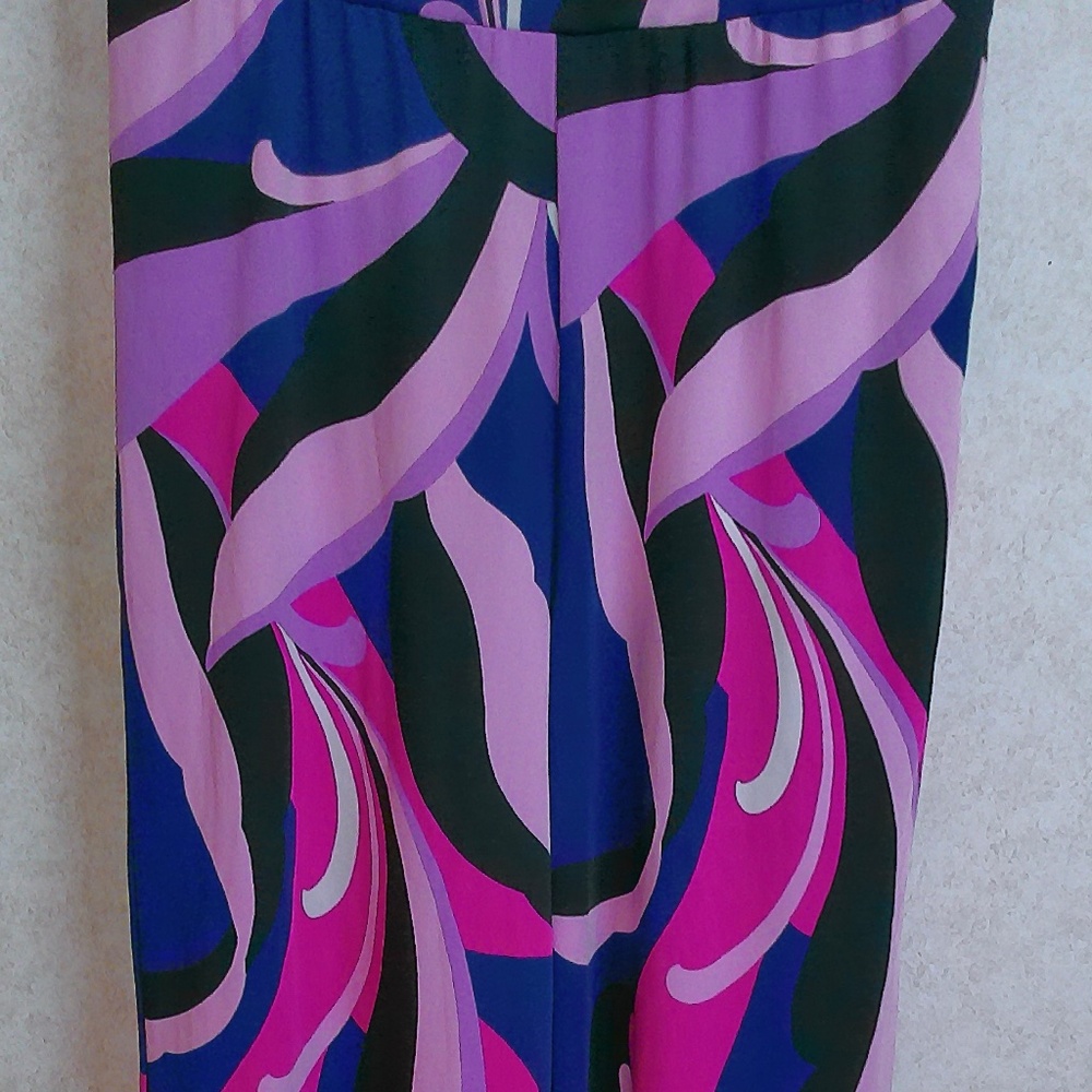 Nwt Trina Terk Jump Suit Abstract Pattern Blue Bl… - image 6